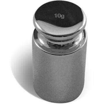 PROCISION 10g Weight, 304 SS, OIML F1 Accuracy +/- 0.20 mg