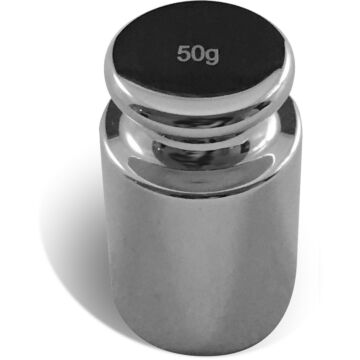 PROCISION 50g Weight, 316L SS, OIML F1 Accuracy +/- 0.3 mg