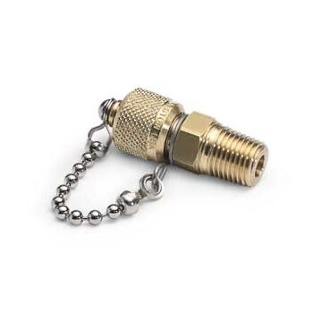 Ralston Instruments QTFT-1MB0-RT 1/8" male BSPT (ISO 7/1) x male QT, no check-valve Adapter