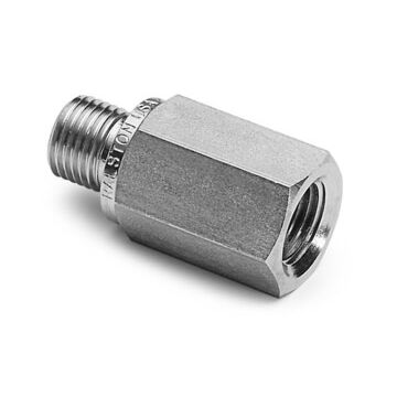 Ralston Instruments QTHA-1FS0 1/8" female NPT x male QT, no check-valve, Stainless Steel Adapter