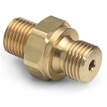 Ralston Instruments QTHA-1MB0-RS 1/8" Male BSPP (ISO 228/1) x Male QT, no Check valve, Brass Adapter