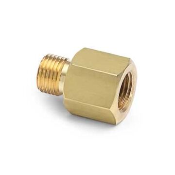 Ralston Instruments QTHA-2FB0-RG G 1/4" female BSPP (ISO 228/1) x male QT, no check-valve, Brass Adapter