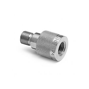Ralston Instruments QTHA-2FS0-QD 1/4" Female NPT x Male QT, no check-valve, Stainless Steel Adapter