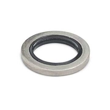 Ralston Instruments QTHA-3BR-RS Bonded Seal/RS QT Adapter, 3/8" Male RS, steel+Buna-N