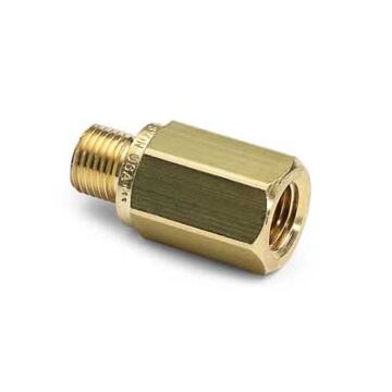 Ralston Instruments QTHA-3FB1 3/8" Female NPTx Male QT with Check valve, Brass Adapter
