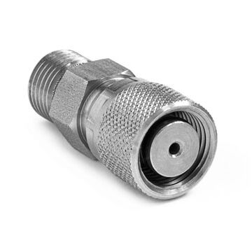 Ralston Instruments QTHA-3TS0 3/8" Tube fitting x male QT, no check-valve, Stainless Steel