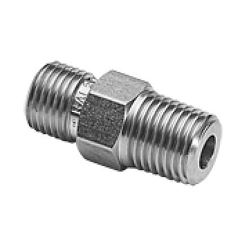 Ralston Instruments QTHA-4MS0 1/2" Male NPT x Male Quick-test No Check-valve, Stainless Steel Adapter