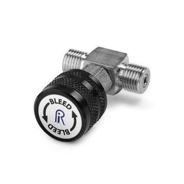 Ralston Instruments QTHA-TVLS-HC Male Quick-test x female QT, in-line vent valve, Stainless Steel