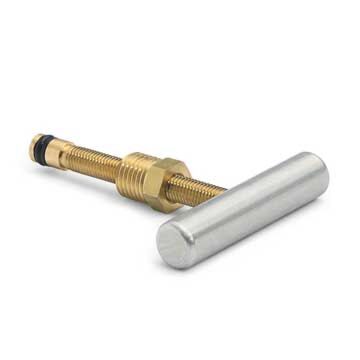 Ralston Instruments QTHP-0014 Vernier Piston Assembly, Brass