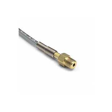 Ralston Instruments 1M1M-HOS-3FT Quick-test Hose, 1/8" NPT, Brass Hose Ends, 3'