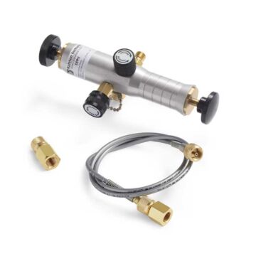 Ralston Instruments DPPV-2FBA-RG DPPV (+125PSI to -23inHg) Pump 1/4" FBSP Gauge Adapter, 1m Hose