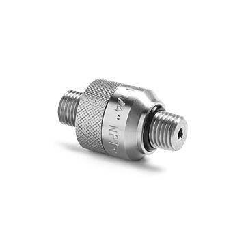 Ralston Instruments QTHA-2MS0-QD 1/4" Male NPT QD (Quick-connect) Adapter, Stainless Steel
