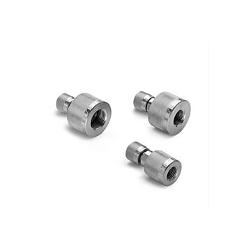 Ralston Instruments QTHA-4FSA-RG-QD 1/2" Female BSPP Quick-Disconnect x Female Quick-test, Stainless Steel Adapter