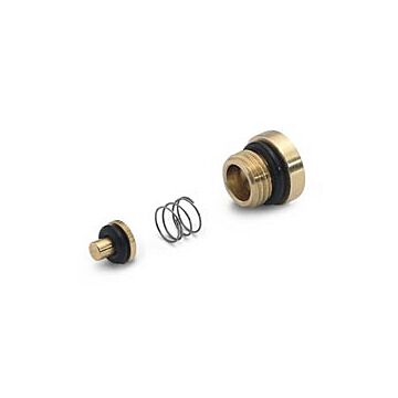 Ralston Instruments QTHP-0010 HP, XH outlet check-valve, spring and plug, brass