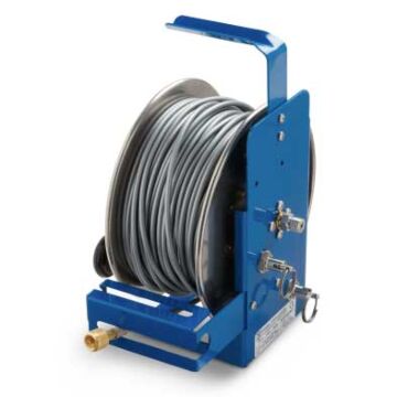 Ralston Instruments QTHR-QT-50ft Quick-test Hose Reel, 50ft hose, brass hose ends