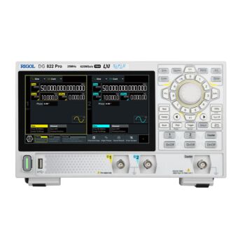 Rigol DG822 PRO Waveform Generator, 25MHz, 625MSa/s, 16bit, 2 channel