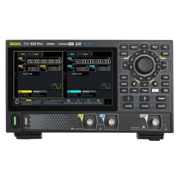 Rigol DG922 PRO Waveform Generator, 200MHz, 1.25GSa/s, 2 channel