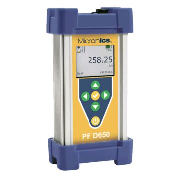 Micronics PF D650 Portable Doppler Flow  Meter