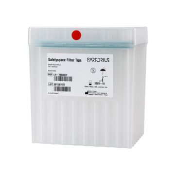 Sartorius Safetyspace Filter Tip, Sterile, 100-5000ul pack of 50 