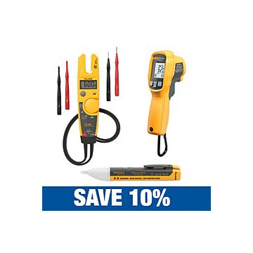 Fluke T5-600/62MAX+/1AC Thermometer, Electrical Tester and Voltage Detector Combo Kit