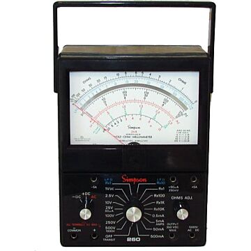 Simpson Electric 260-6XLPM Low Ohms VOM