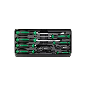Stahlwille ES 4622-4734/9 DRALL 9 Pc Screwdriver Set in Plastic Tray