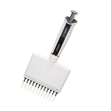 Sartorius Tacta Adjustable Volume, 12 Channel, Manual, Pipette, 0.5 - 10 uL