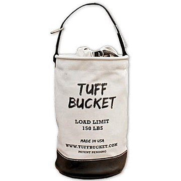 Tuff Bucket TB-1322CV Canvas Bucket Bag 13 X 22" 150 LB RATING