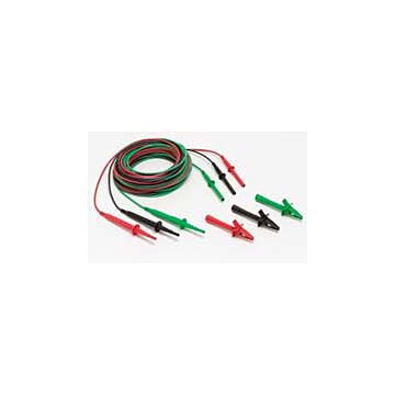 Fluke TL1550B Test Leads with Alligator Clips (Red, Black, Green)