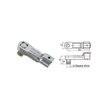 Tohnichi DH32D Fixed Sq Drive Head, 32D, 1" Sq Drive