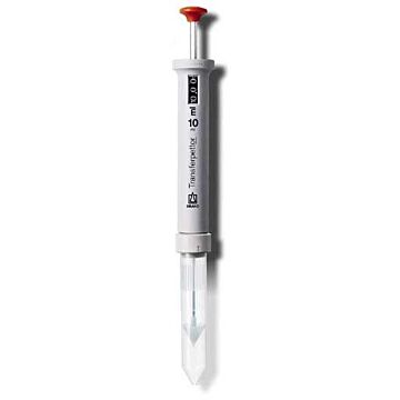 Brandtech Scientific Transferpettor Positive Displacement Pipette 1-5mL, Red