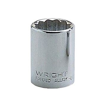 Wright Tool Company 30-19MM 19mm Standard Metric Socket 6-Point,3/8"Drive