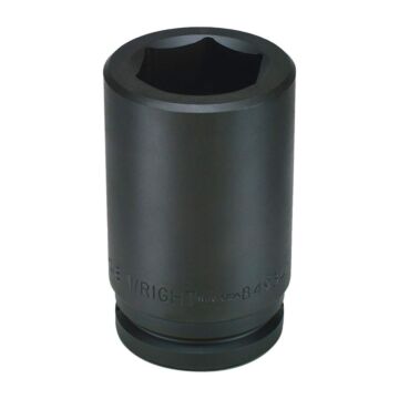 Wright Tool Company 849-50MM 50MM, 1-1/2"Drive, 6PT, Deep Metric Impact Socket