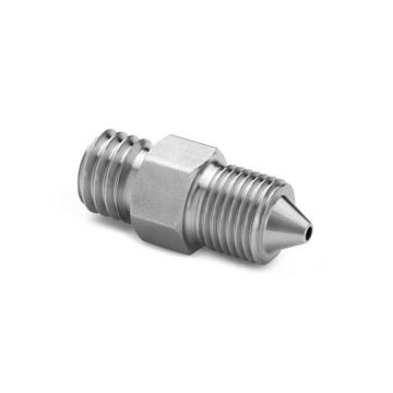 Ralston Instruments XTHA-2MS0-XH 1/4" Male High Pressure x Male Quick-test XT, Stainless Steel Adapter