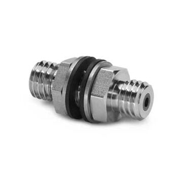 Ralston Instruments XTHA-HHSB Male Quick-test XT x male Quick-test XT bulkhead, Stainless Steel adapter