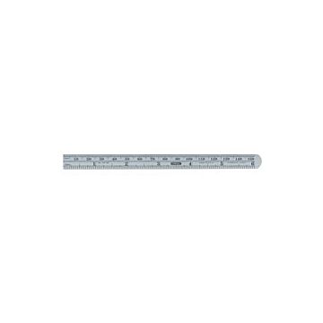 General Tools and Instruments 318-305ME Econ.Precision SS Ruler 6"x15/32",Inch/Metric