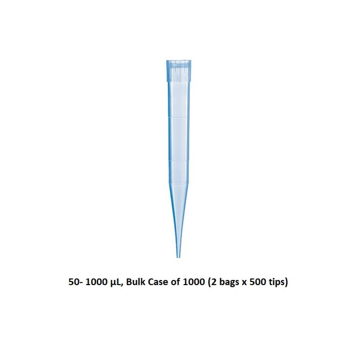 
BRANDTECH Pipette tips, 50-1000uL graduated, Bulk, cs/1000
