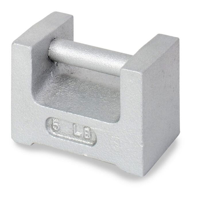 Troemner 9072 5lb Class F Test Weight, Grip Handle