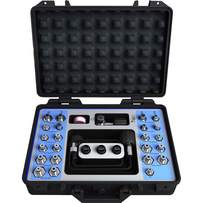 Additel ADT102 Adapter & Fitting, 1/4" NPTM to Various M/F Connections (26pc)