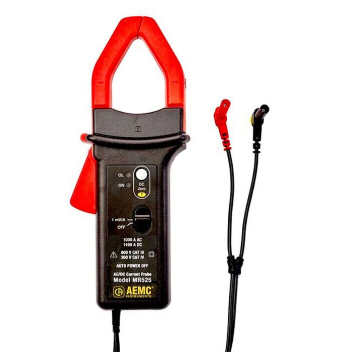 AEMC Instruments MR525 AC/DC Current Probe 1000AAC, 1mV/A and 1400ADC,1mV/A