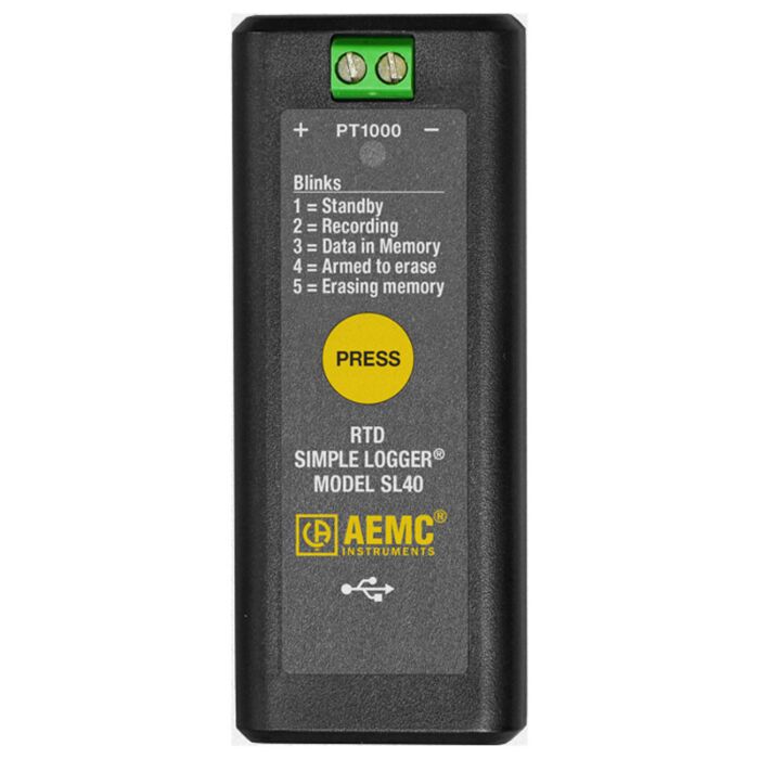 AEMC Instruments SL40 Simple Logger Model SL40 (temperature, RTD/PT1000)