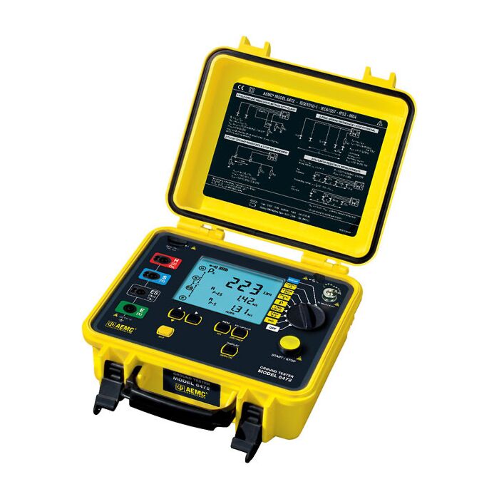 AEMC 6472 Ground Resistance Tester Kit, 500'