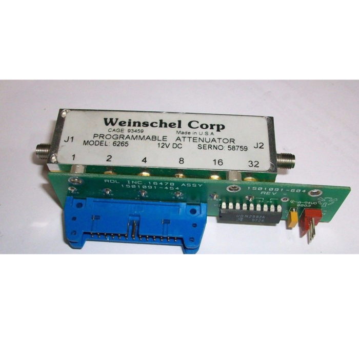 Aeroflex 6265 for Rent, Programmable Attenuator, 12V DC SMA female connectors