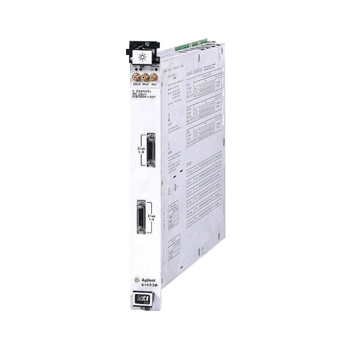 Keysight E1433A for Rent, 8-Channel, 196 kSa/sec Digitizer Module + DSP