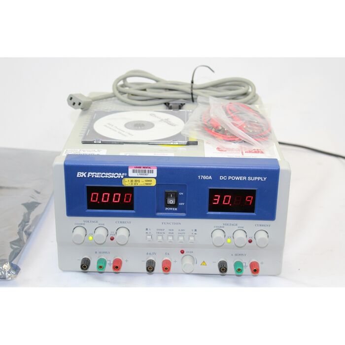 Used BK Precision 1760A Triple Output DC Power Supply