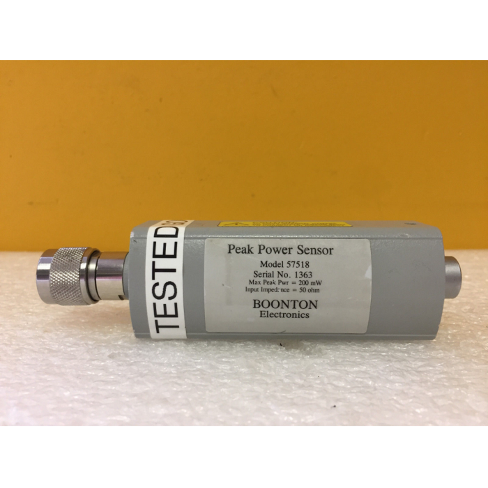 Boonton 57518 for Rent, Peak Power Sensor, 50MHz to 18.0GHz, -40 to +20dBm