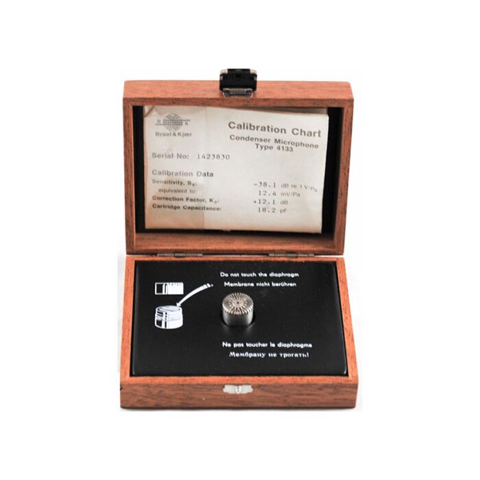 Bruel & Kjaer 4133 for Rent, 1/2" Microphone, 4Hz to 40kHz 2dB, Free-field, 0 Incidence