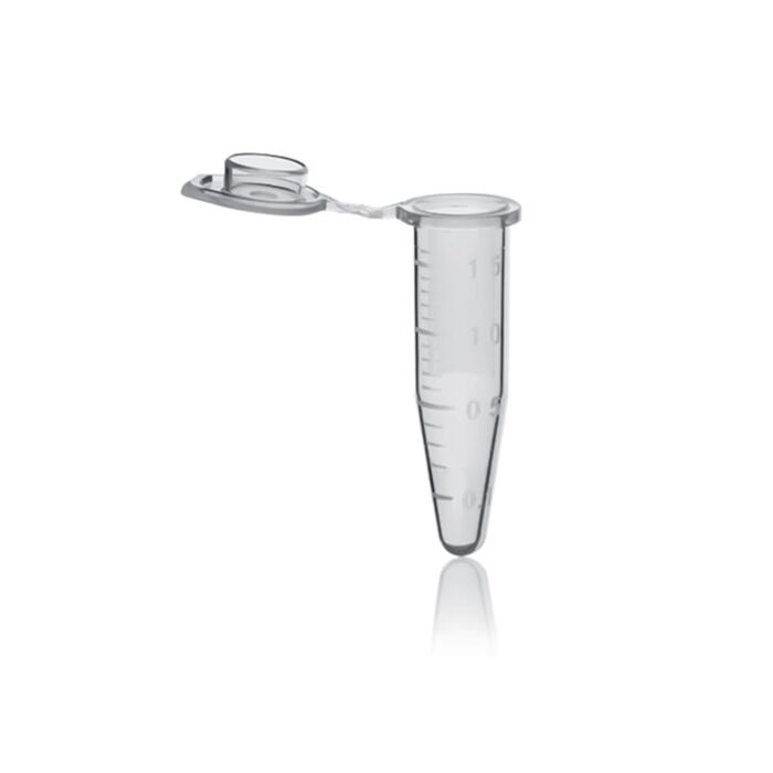 BrandTech Scientific BRAND Microcentrifuge tube with lid, sterile, 1.5mL, pack of 250