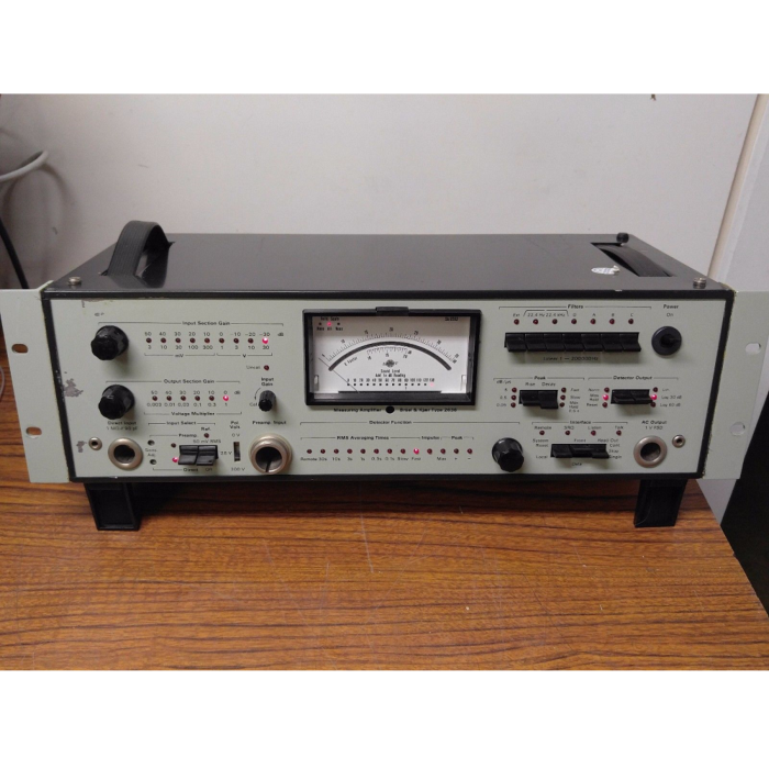 Bruel & Kjaer 2636 for Rent, Measuring Amplifier-Voltmeter, 1Hz to 200kHz, -30 to +100dB