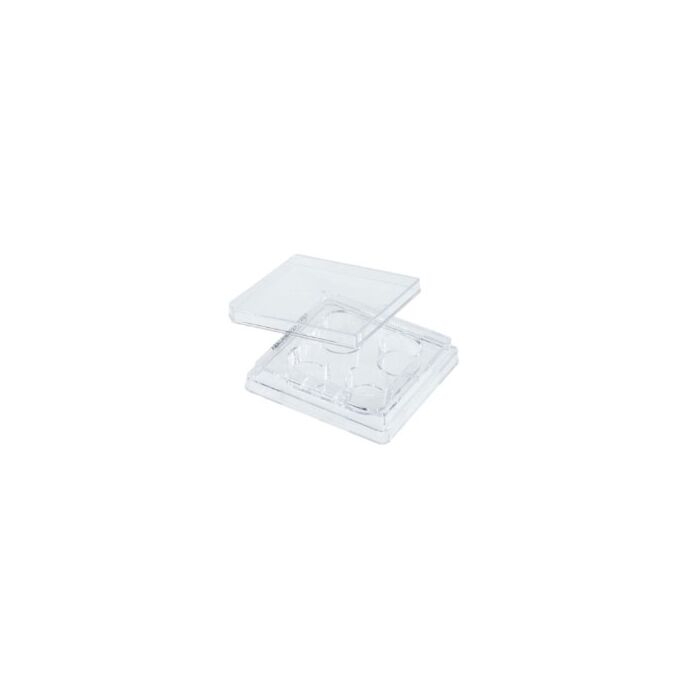 Celltreat 229103 4 Well Tissue Culture Plate with Lid, Individual, Sterile